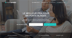 Desktop Screenshot of porte-blindee.net